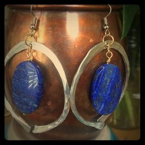 Handcrafted Lapis earrings